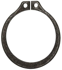 Rotor Clip - 1.118" Groove Diam, 1-3/16" Shaft Diam, Phosphate Steel, Snap External Retaining Rings - 0.056" Groove Width, 0.035" Groove Depth, 0.05" Ring Thickness, Grade 1060-1090 - USA Tool & Supply