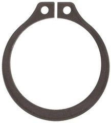 Rotor Clip - 1.059" Groove Diam, 1-1/8" Shaft Diam, Phosphate Steel, Snap External Retaining Rings - 0.056" Groove Width, 0.033" Groove Depth, 0.05" Ring Thickness, Grade 1060-1090 - USA Tool & Supply