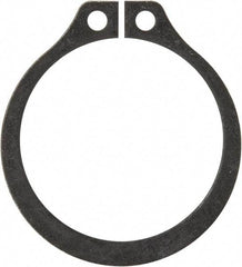 Rotor Clip - 0.94" Groove Diam, 1" Shaft Diam, Phosphate Steel, Snap External Retaining Rings - 0.046" Groove Width, 0.03" Groove Depth, 0.042" Ring Thickness, Grade 1060-1090 - USA Tool & Supply