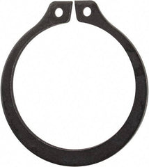 Rotor Clip - 0.821" Groove Diam, 7/8" Shaft Diam, Phosphate Steel, Snap External Retaining Rings - 0.046" Groove Width, 0.027" Groove Depth, 0.042" Ring Thickness, Grade 1060-1090 - USA Tool & Supply