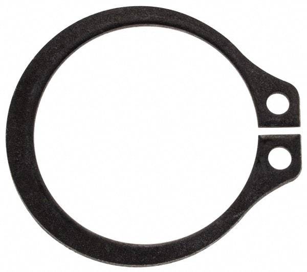 Rotor Clip - 0.882" Groove Diam, 15/16" Shaft Diam, Phosphate Steel, Snap External Retaining Rings - 0.046" Groove Width, 0.028" Groove Depth, 0.042" Ring Thickness, Grade 1060-1090 - USA Tool & Supply