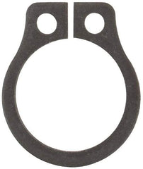 Rotor Clip - 0.261" Groove Diam, 9/32" Shaft Diam, Phosphate Steel, Snap External Retaining Rings - 0.029" Groove Width, 0.01" Groove Depth, 0.025" Ring Thickness, Grade 1060-1090 - USA Tool & Supply