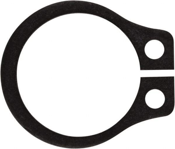 Rotor Clip - 0.321" Groove Diam, 11/32" Shaft Diam, Phosphate Steel, Snap External Retaining Rings - 0.029" Groove Width, 0.011" Groove Depth, 0.025" Ring Thickness, Grade 1060-1090 - USA Tool & Supply