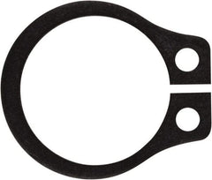 Rotor Clip - 0.321" Groove Diam, 11/32" Shaft Diam, Phosphate Steel, Snap External Retaining Rings - 0.029" Groove Width, 0.011" Groove Depth, 0.025" Ring Thickness, Grade 1060-1090 - USA Tool & Supply