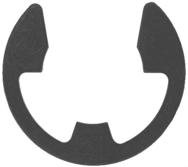 Rotor Clip - 0.835" Groove Diam, 63/64" Shaft Diam, Phosphate Steel, E Style External Retaining Rings - 0.056" Groove Width, 0.074" Groove Depth, 0.05" Ring Thickness, Grade 1060-1090 - USA Tool & Supply