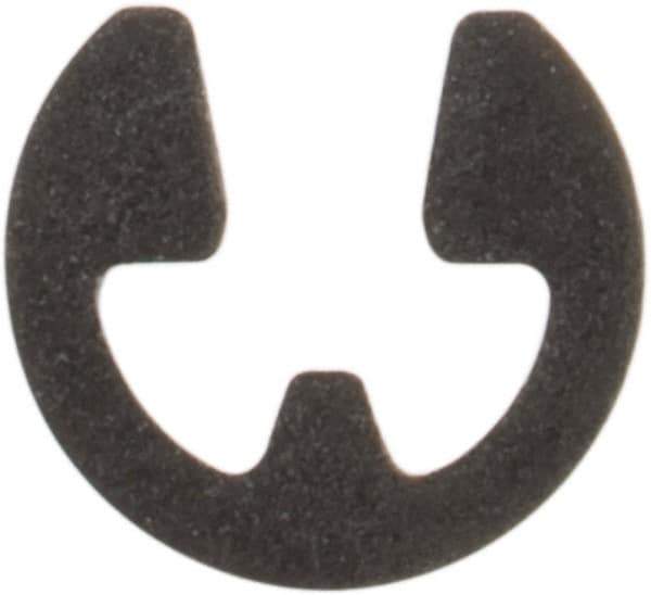 Rotor Clip - 0.052" Groove Diam, 1/16" Shaft Diam, Phosphate Steel, E Style External Retaining Rings - 0.012" Groove Width, 0.005" Groove Depth, 0.01" Ring Thickness, Grade 1060-1090 - USA Tool & Supply