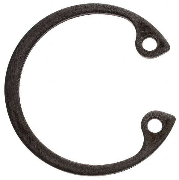 Rotor Clip - 0.035" Thick, Phosphate Finish, Steel Snap Internal Retaining Ring - 0.039" Groove Width, 0.023" Groove Depth, 0.796" Groove Diam, Grade 1060-1090 - USA Tool & Supply