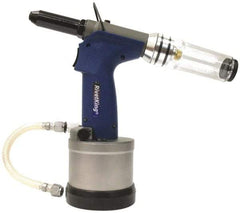 RivetKing - 5/32" Capacity, Air Riveter - 1mm Long Stroke, 20" Inlet - USA Tool & Supply