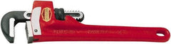 Ridgid - 10" Steel Straight Pipe Wrench - 1-1/2" Pipe Capacity - USA Tool & Supply