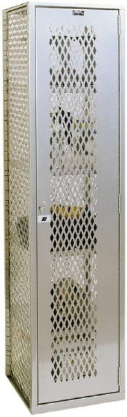 Hallowell - 1 Door, 1 Tier, Welded Locker - USA Tool & Supply