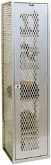 Hallowell - 1 Door, 1 Tier, Welded Locker - USA Tool & Supply