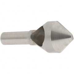 Value Collection - 1-1/8" Head Diam, 1/2" Shank Diam, 0 Flute 82° High Speed Steel Countersink - USA Tool & Supply