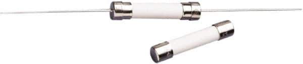 Value Collection - 250 VAC, 8 Amp, Time Delay Miniature Glass/Ceramic Fuse - 1-1/4" OAL, 1/4" Diam - USA Tool & Supply