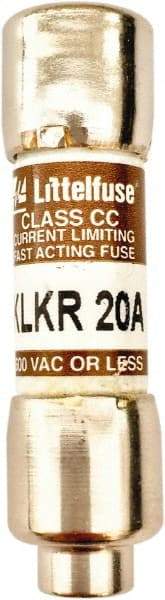 Value Collection - 600 VAC, 20 Amp, Fast-Acting Semiconductor/High Speed Fuse - 1-1/2" OAL, 200 (RMS Symmetrical) kA Rating, 13/32" Diam - USA Tool & Supply