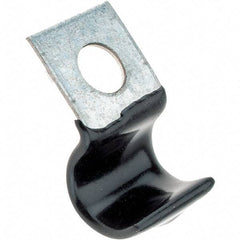 Value Collection - 3/8" Bundle Diam, 1/4" Hole, Steel Clamp - 3/8" Wide, Black - USA Tool & Supply