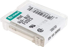 Value Collection - 250 VAC, 15 Amp, Time Delay Miniature Glass/Ceramic Fuse - 1-1/4" OAL, 1/4" Diam - USA Tool & Supply