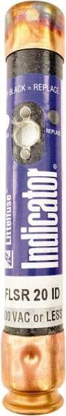 Value Collection - 300 VDC, 600 VAC, 20 Amp, Time Delay General Purpose Fuse - Class RK5, Cartridge Body - USA Tool & Supply