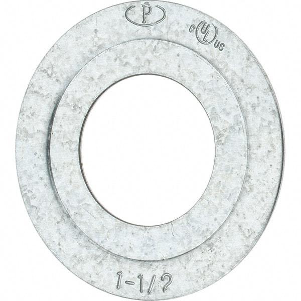 Value Collection - 1-1/2" Conduit, Electrical Enclosure Steel Reducing Washer - For Use with Rigid/Intermediate/Thinwall Conduit - USA Tool & Supply