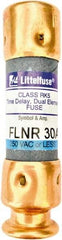 Value Collection - 125 VDC, 250 VAC, 30 Amp, Time Delay General Purpose Fuse - 2" OAL, 200 kA Rating, 9/16" Diam - USA Tool & Supply