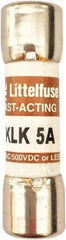 Value Collection - 600 VAC, 5 Amp, Fast-Acting Semiconductor/High Speed Fuse - 1-1/2" OAL, 100 at AC kA Rating, 13/32" Diam - USA Tool & Supply