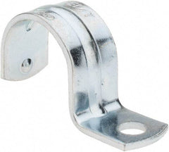 Value Collection - Steel Pipe Snap Strap for 1" Conduit - For Use with EMT & Thin Wall Conduit - USA Tool & Supply