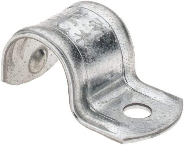 Value Collection - Steel Pipe Strap for 1/2" Conduit - For Use with Intermediate Metal Conduit & Rigid Conduit - USA Tool & Supply