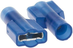 Value Collection - 16 to 14 AWG, Nylon, Fully Insulated, Female Wire Disconnect - 1/4" Wide Tab, CSA Certified, UL Listed - USA Tool & Supply