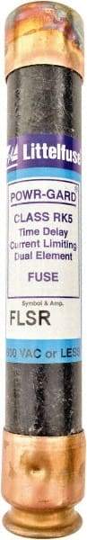 Value Collection - 300 VDC, 600 VAC, 3 Amp, Time Delay General Purpose Fuse - Class RK5, Cartridge Body - USA Tool & Supply