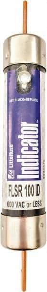 Value Collection - 300 VDC, 600 VAC, 100 Amp, Time Delay General Purpose Fuse - Bolt-on Mount - USA Tool & Supply