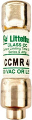 Value Collection - 300 VDC, 600 VAC, 4 Amp, Time Delay General Purpose Fuse - 300 at AC kA Rating - USA Tool & Supply