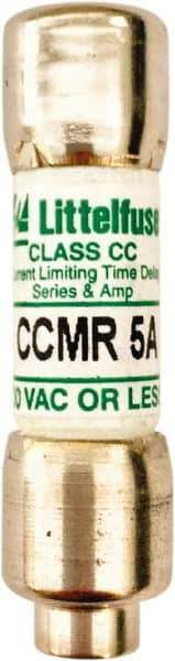 Value Collection - 250 VDC, 600 VAC, 5 Amp, Time Delay General Purpose Fuse - 300 at AC kA Rating - USA Tool & Supply