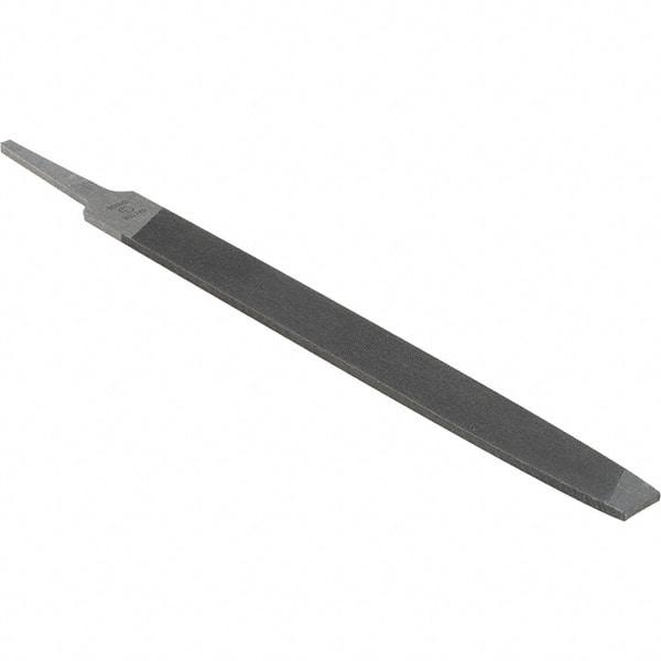 Value Collection - 8" Long, Smooth Cut, Mill American-Pattern File - Single Cut, 9/64" Overall Thickness - USA Tool & Supply