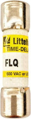 Value Collection - 500 VAC, 8 Amp, Time Delay General Purpose Fuse - 1-1/2" OAL, 13/32" Diam - USA Tool & Supply