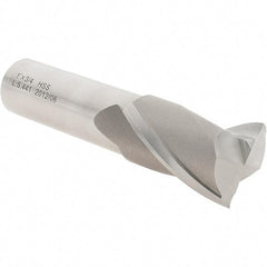 Value Collection - 1", 1-1/2" LOC, 3/4" Shank Diam, 3-3/4" OAL, 2 Flute, High Speed Steel Square End Mill - Single End, Uncoated, Spiral Flute, 30° Helix, Centercutting, Right Hand Cut, Right Hand Flute - USA Tool & Supply