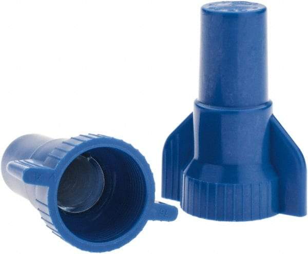 Value Collection - 12 to 6 AWG, Wing Twist on Wire Connector - Blue - USA Tool & Supply