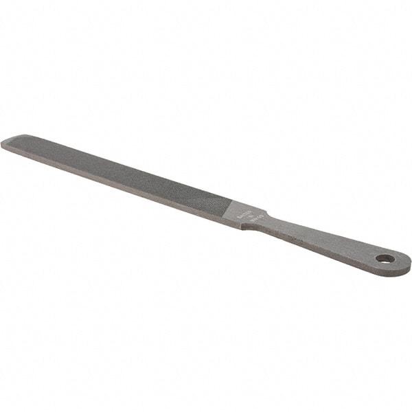 Value Collection - 8" Long, Hand American-Pattern File - Single, Double Cut, 3/16" Overall Thickness, Handle - USA Tool & Supply