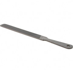 Value Collection - 8" Long, Hand American-Pattern File - Single, Double Cut, 3/16" Overall Thickness, Handle - USA Tool & Supply