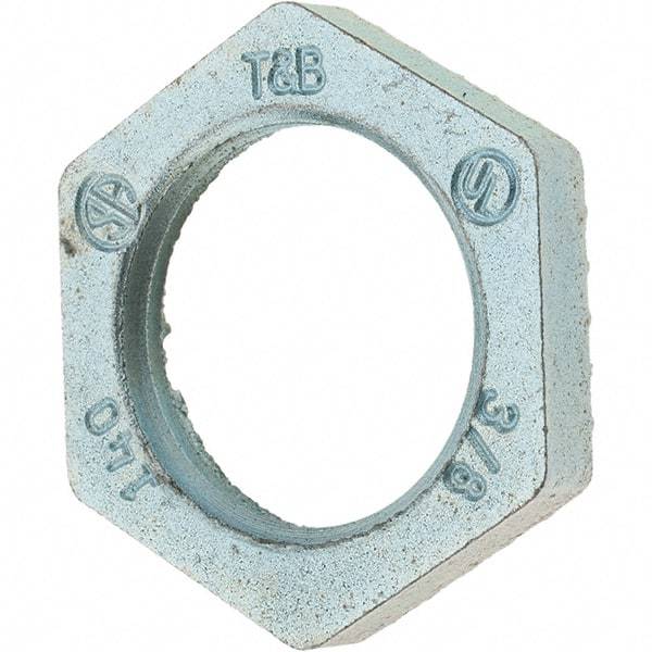 Value Collection - 3/8" Trade, Steel Threaded Conduit Locknut - USA Tool & Supply