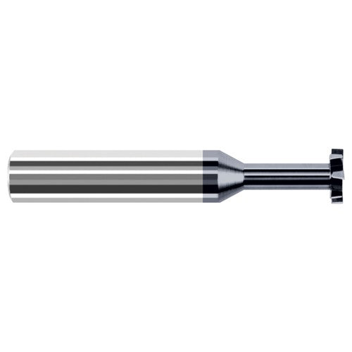‎Staggered Tooth - 3.7500″ (3-3/4″) Cutter Diameter × 0.0050″ Radius × 0.0930″ (3/32″) Width × 0.5620″ (9/16″) Neck Length Carbide Corner Radius Stagger Keyseat Cutter, 8 Flutes, AlTiN Coated - Exact Industrial Supply