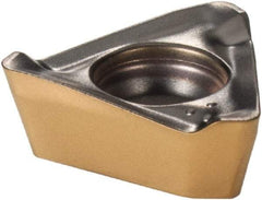 Iscar - HM390 TPKT1003 PDR Grade IC380 Carbide Milling Insert - TiCN/TiN Finish, 0.152" Thick, 0.295" Inscribed Circle, 0.79mm Corner Radius - USA Tool & Supply