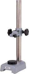 Mitutoyo - Hardened Steel, Rectangular Base, Stand - 430mm High, 168mm Base Length x 45mm Base Height, Includes Holder - USA Tool & Supply