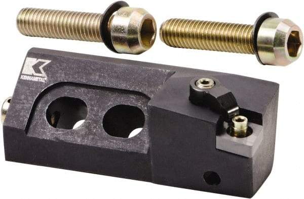 Kennametal - MCLN, Left Hand Cut, -5° Lead Angle, 32mm Shank Height x 32mm Shank Width, Negative Rake Indexable Turning Toolholder - 171.25mm OAL, CN..1204.. Insert Compatibility, Series Kenloc - USA Tool & Supply