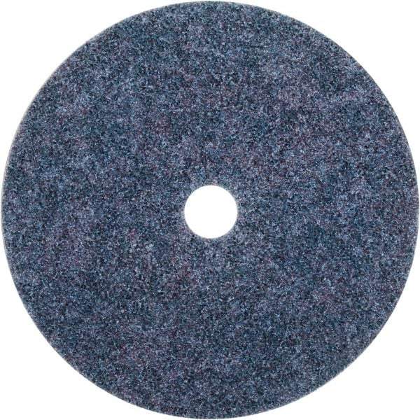 3M - 4-1/2" Coarse Grade Ceramic Deburring Disc - 7/8" Center Hole, Hook & Loop Connection, 10,000 Max RPM - USA Tool & Supply