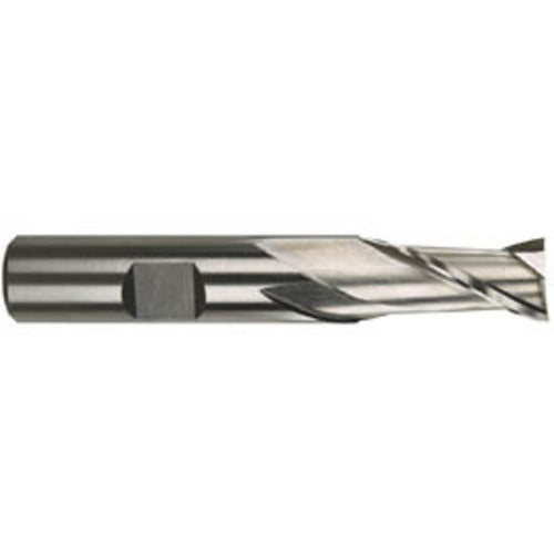 ‎3/16″ Dia. × 3/8″ Shank × 7/16″ DOC × 2-3/8″ OAL, HSS, Uncoated, 2 Flute, 30° Helix, Plain, External, Center Cutting, Solid End Mill Series/List #1898G - Exact Industrial Supply