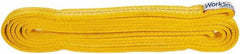 Value Collection - 10' Long x 1" Wide, 6,200 Lb Vertical Capacity, 2 Ply, Polyester Web Sling - 4,900 Lb Choker Capacity, with Endless Sling - USA Tool & Supply