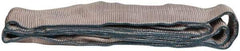 Value Collection - 10' Long x 4" Wide, 11,500 Lb Vertical Capacity, 2 Ply, Polyester Web Sling - 9,200 Lb Choker Capacity, with Eye & Eye (Twisted) - USA Tool & Supply