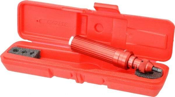 Proto - 20 to 100 In/Oz, Certified Adjustable Torque Limiting Screwdriver - 6-1/2" OAL, 1/4" Drive, 2 In/oz Graduation - USA Tool & Supply