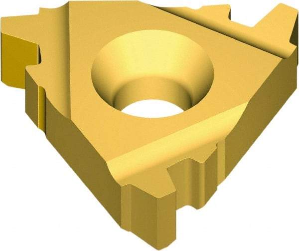 Vargus - 3IR Internal Right Hand TR Laydown Threading Insert - Grade VKX, TiN Coated Carbide, 9.53mm Inscribed Circle - USA Tool & Supply