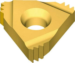 Vargus - 4IR Internal Right Hand ISO Laydown Threading Insert - Grade VKX, TiN Coated Carbide, 12.7mm Inscribed Circle - USA Tool & Supply