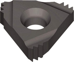 Vargus - 3IR Internal Right Hand ISO Laydown Threading Insert - Grade VTX, TiAlN Coated Carbide, 9.53mm Inscribed Circle - USA Tool & Supply